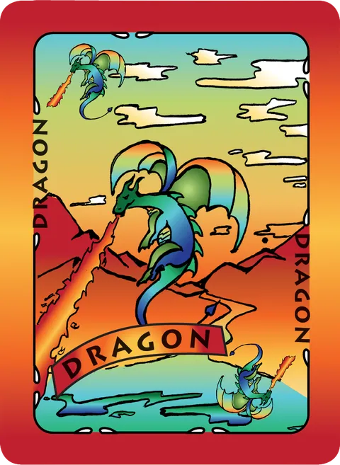 Dragon card from You Wish! game